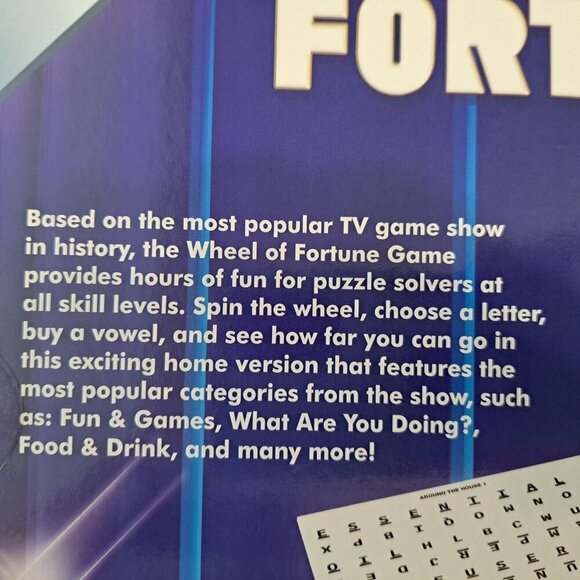 Wheel of Fortune 6th Edition New In Box 100 All New Puzzles - Picture 7 of 8
